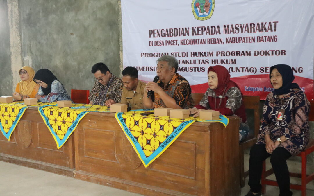 Penyuluhan Hukum oleh Program Studi Hukum Program Doktor di Pacet Kecamatan Reban Membangun Kesadaran Hukum dari Aspek Pertanahan Hingga Perlindungan Hak Masyarakat